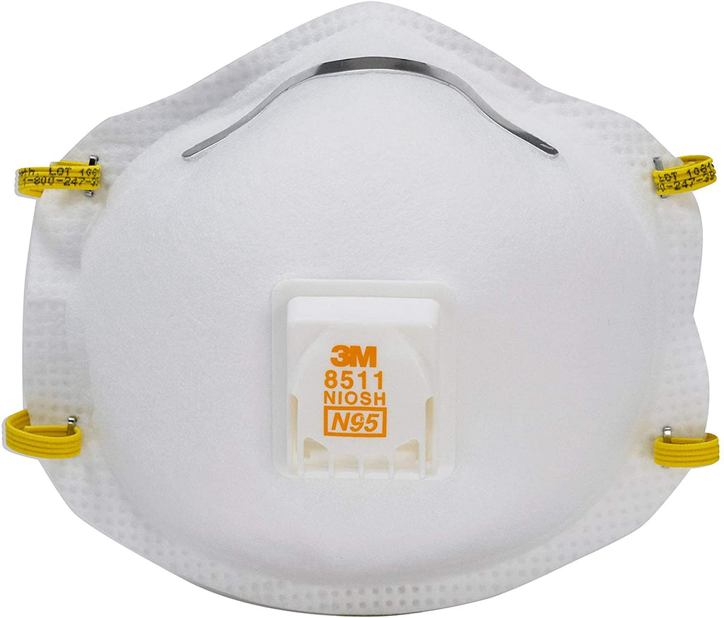 Respirateur contre les particules 3M - Masque N95 - 8511 - 6.5$ par unité-10 unité par boîte
