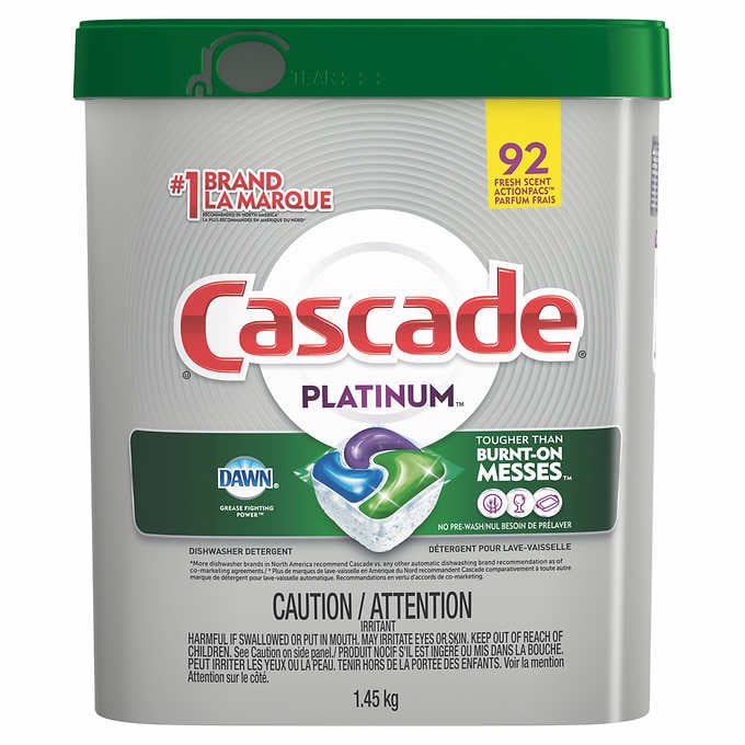 Cascade Platinum Dishwasher Detergent