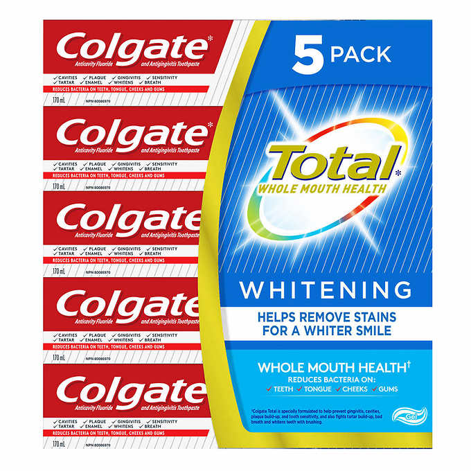 Colgate Total Whitening Toothpaste Pack of 5